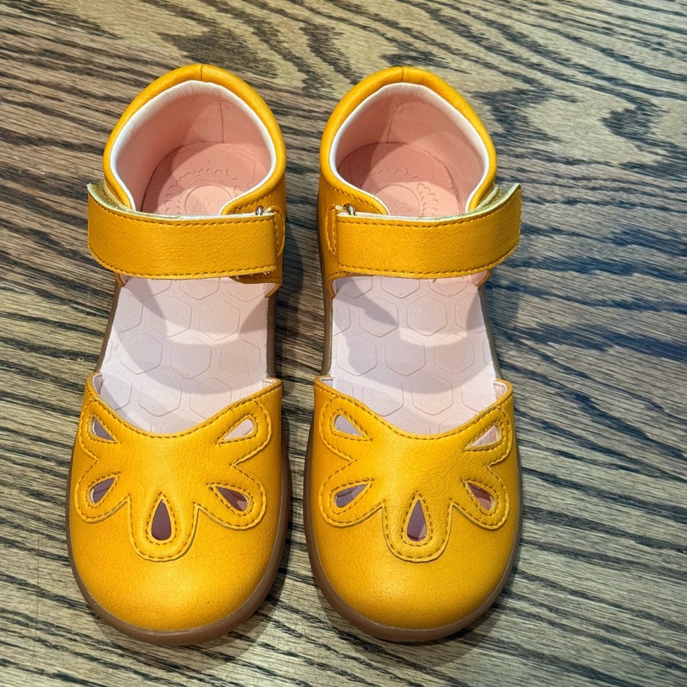 Livie & Luca Yellow Dress Shoes for Kids